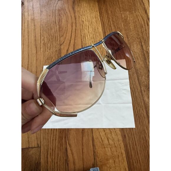 VINTAGE CHRISTIAN DIOR # 2609 AVIATOR SUNGLASSES 62-17